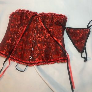 Hot Red Corset 🥵